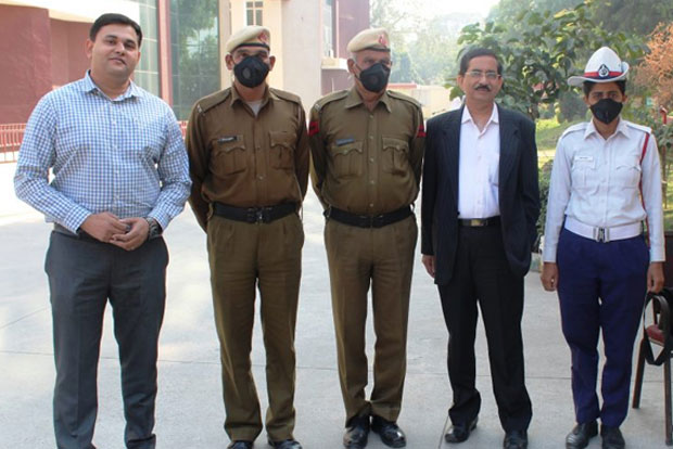 N 95 masks for gurugram police by enviro